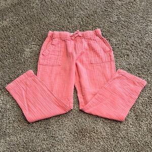 GAP Kids Pink linen Bottoms